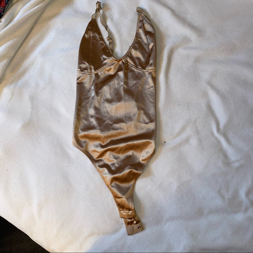 Forever 21 Gold Bodysuit